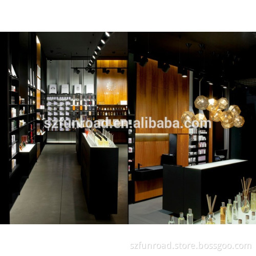 2016 new design perfume display showcase for oerfume shop furniture